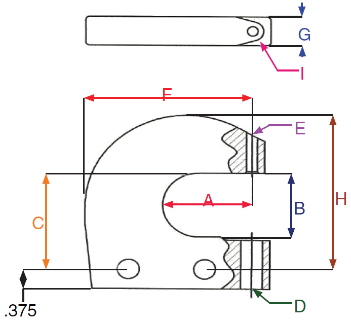 Atlantic Air Tool C30HD - C-yoke